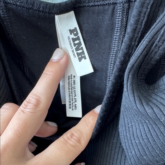 Pink Ribbed Tank Top - Picture 2 of 2